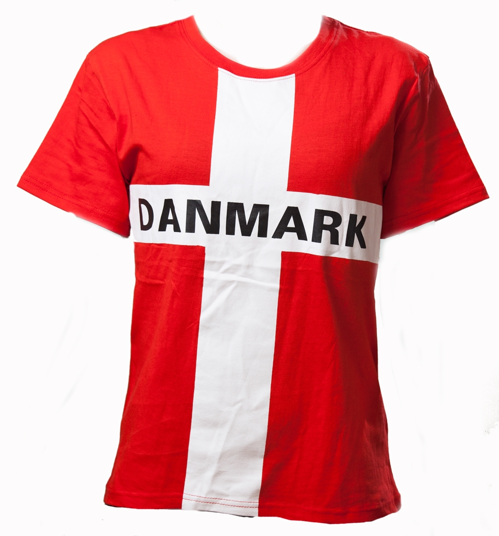 Danmark T-shirt med kors