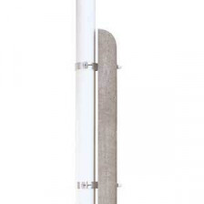 Glasfiberflagstang 10 meter med betonstøtte Glasfiberflagstang 10 meter med betonstøtte