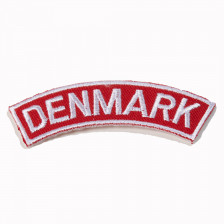 Det danske dannebrogsflag som broderimærke. DENMARK ærmemærke