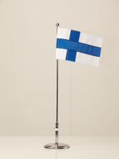 Split Dannebrogsflag på bordflagstang Bordflagstang med split flag