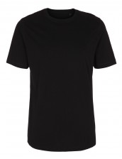 Lang t-shirt til mænd i sort Lang t-shirt til mænd i sort
