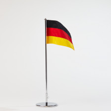 Split Dannebrogsflag på bordflagstang Bordflagstang med split flag