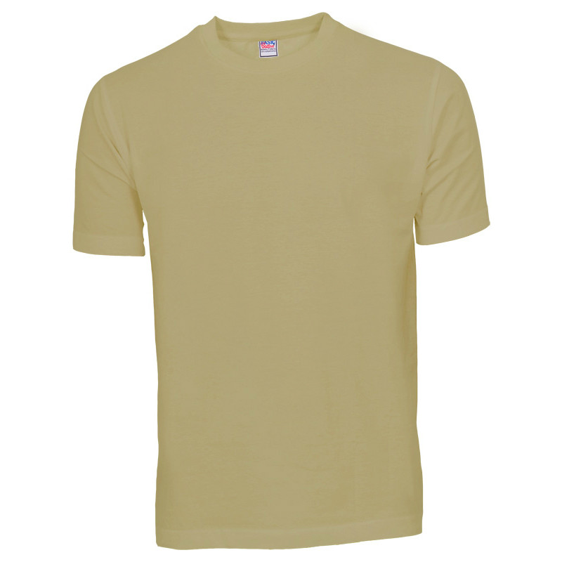 Basis Cotton T Shirt Khaki